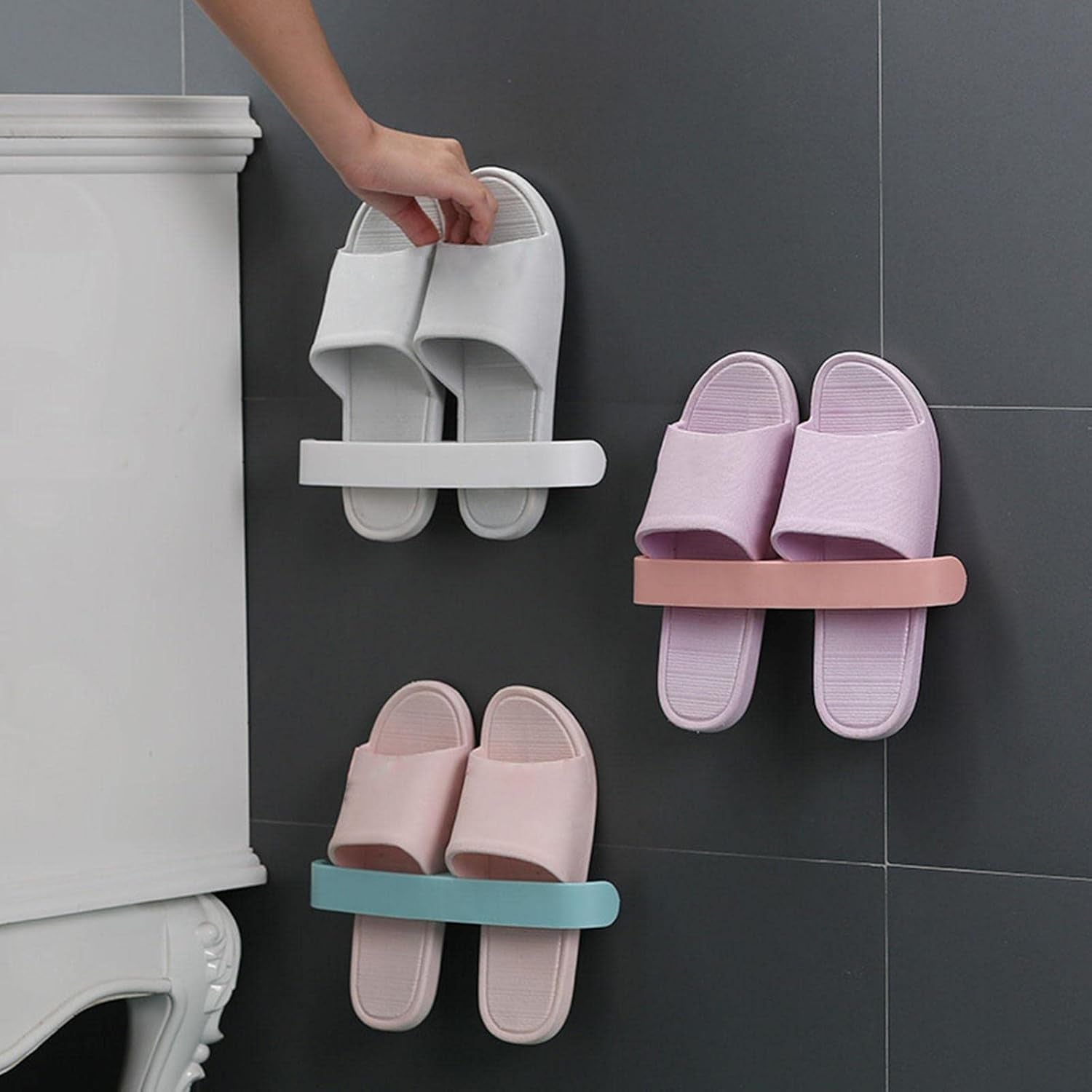 StickNStore Towel & Slipper Rack StickNStore Towel & Slipper Rack
